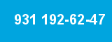 931 192-62-47 931 192-62-47